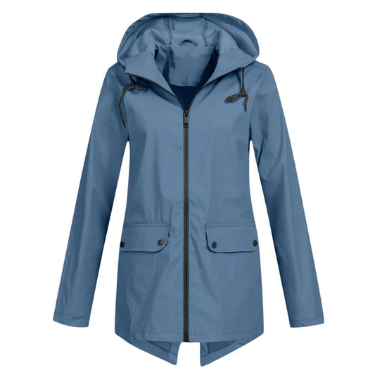 Waterproof & Windproof Jacket with Hood – Stay Dry & Protected